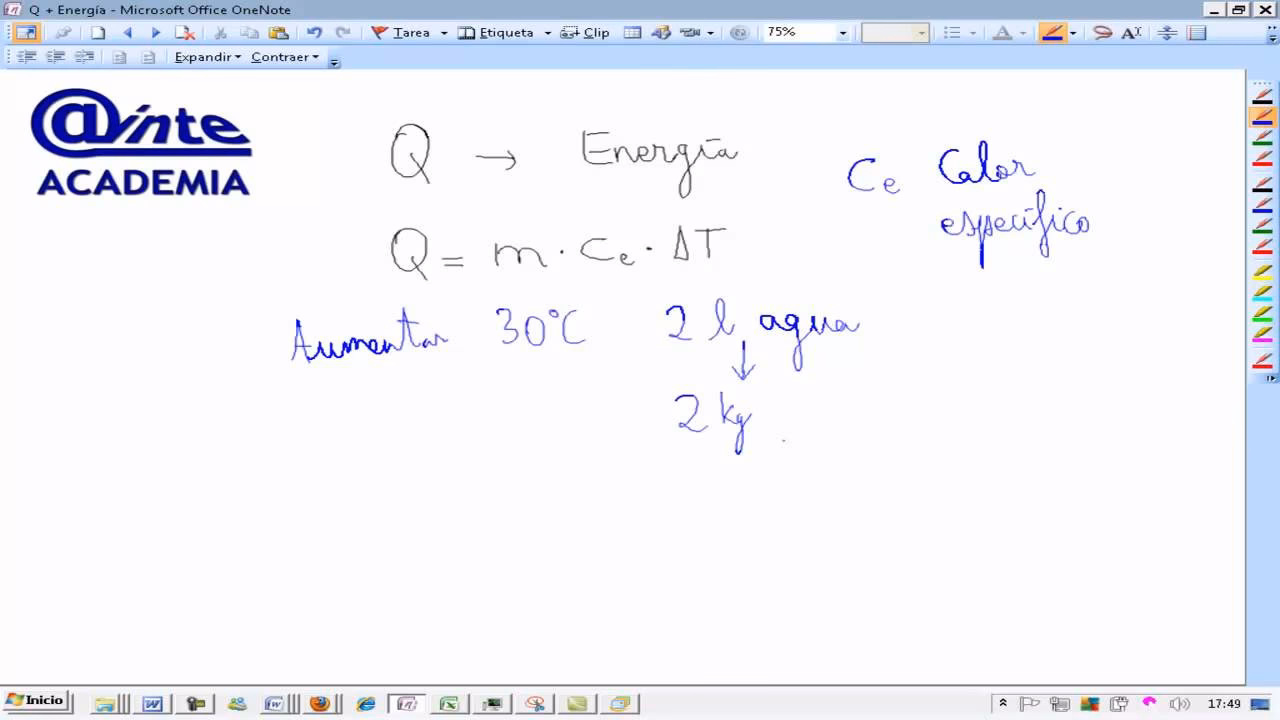¿Cuántos kW se necesitan para calentar un litro de agua?
