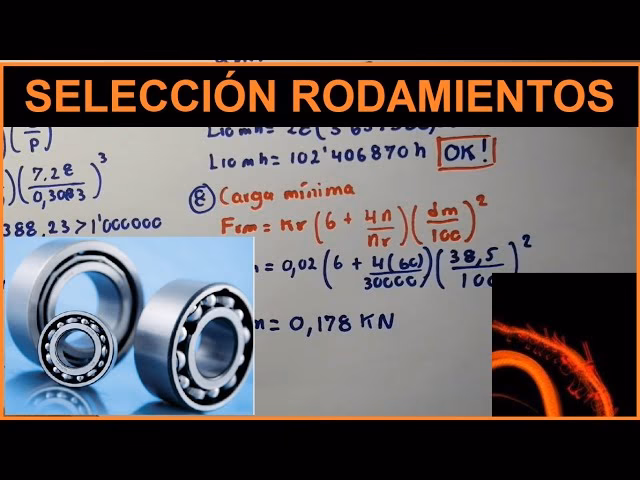 ¿Cómo calcular el número de rodamiento?