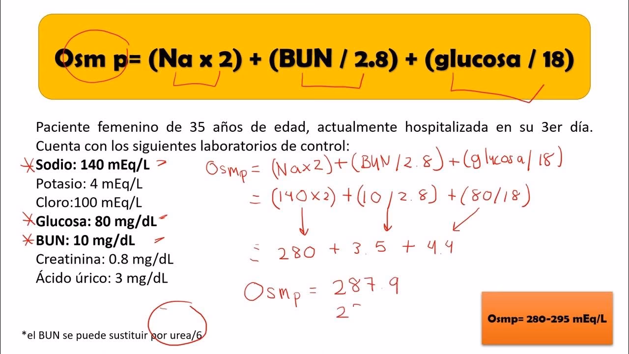 ¿Cómo se mide la osmolalidad plasmática?