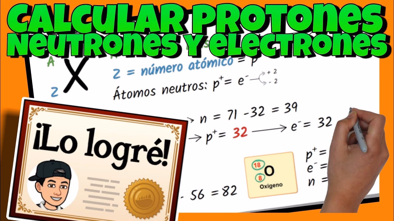¿Cómo se calculan los neutrones de un átomo?