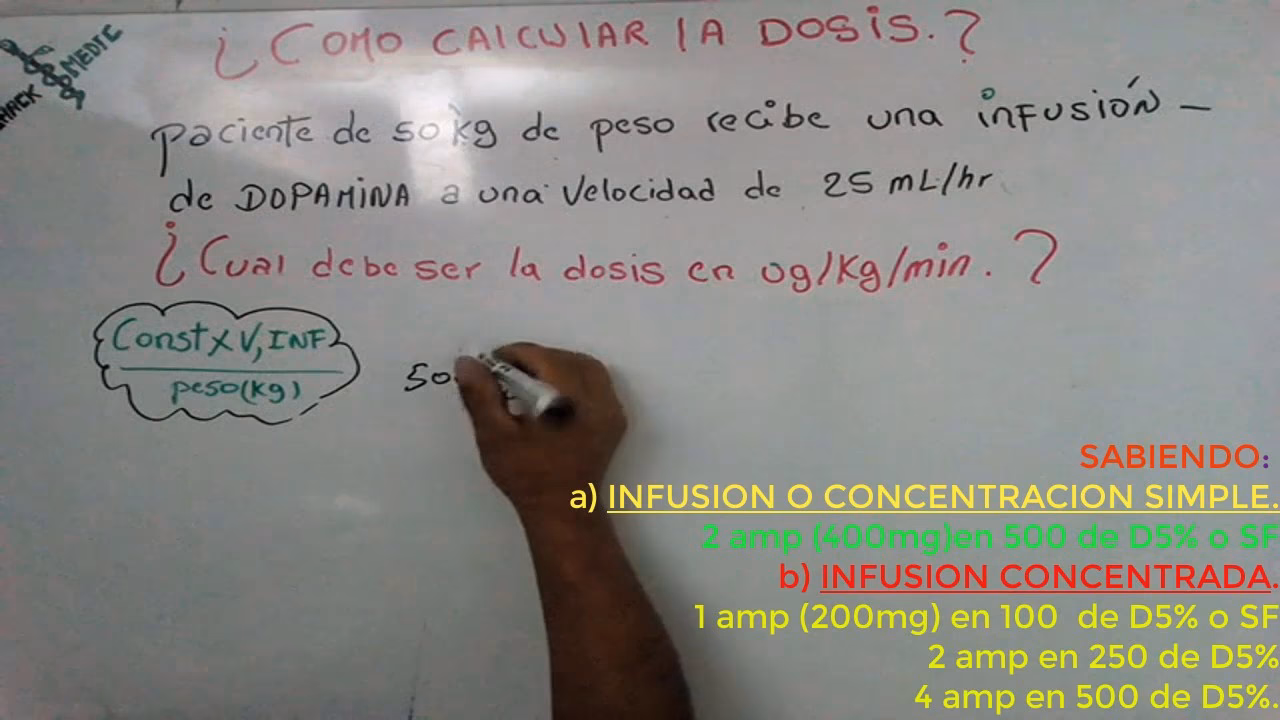 ¿Cómo se calcula la dopamina en los neonatos?