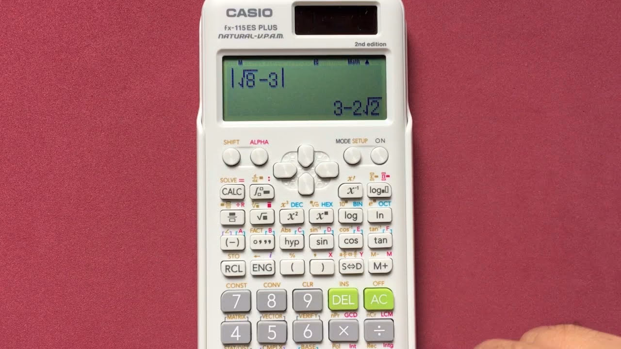 ¿Qué hace el botón ABS en una calculadora?