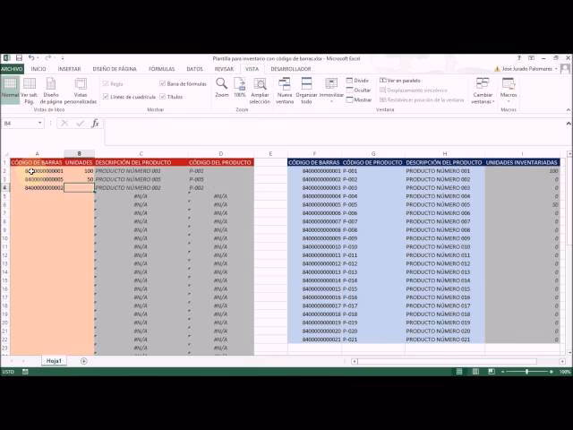 ¿Cómo puedo calcular el stock en Excel?