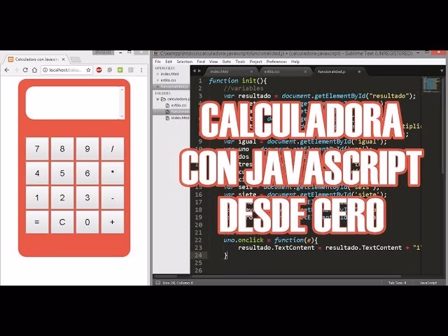 ¿Cómo crear una calculadora usando funciones?