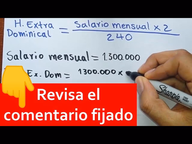 ¿Cuál es la base para calcular las horas extras?