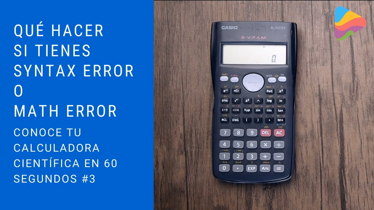 ¿Por qué mi calculadora dice dominio de error?