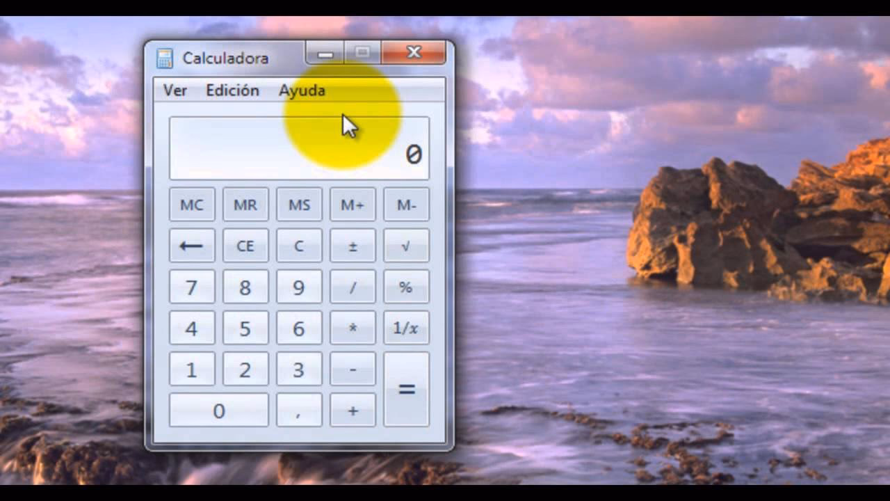 ¿Cómo poner potencia en la calculadora de Windows?