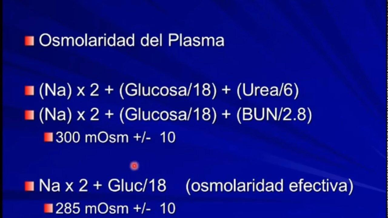 ¿Qué es la osmolalidad efectiva?