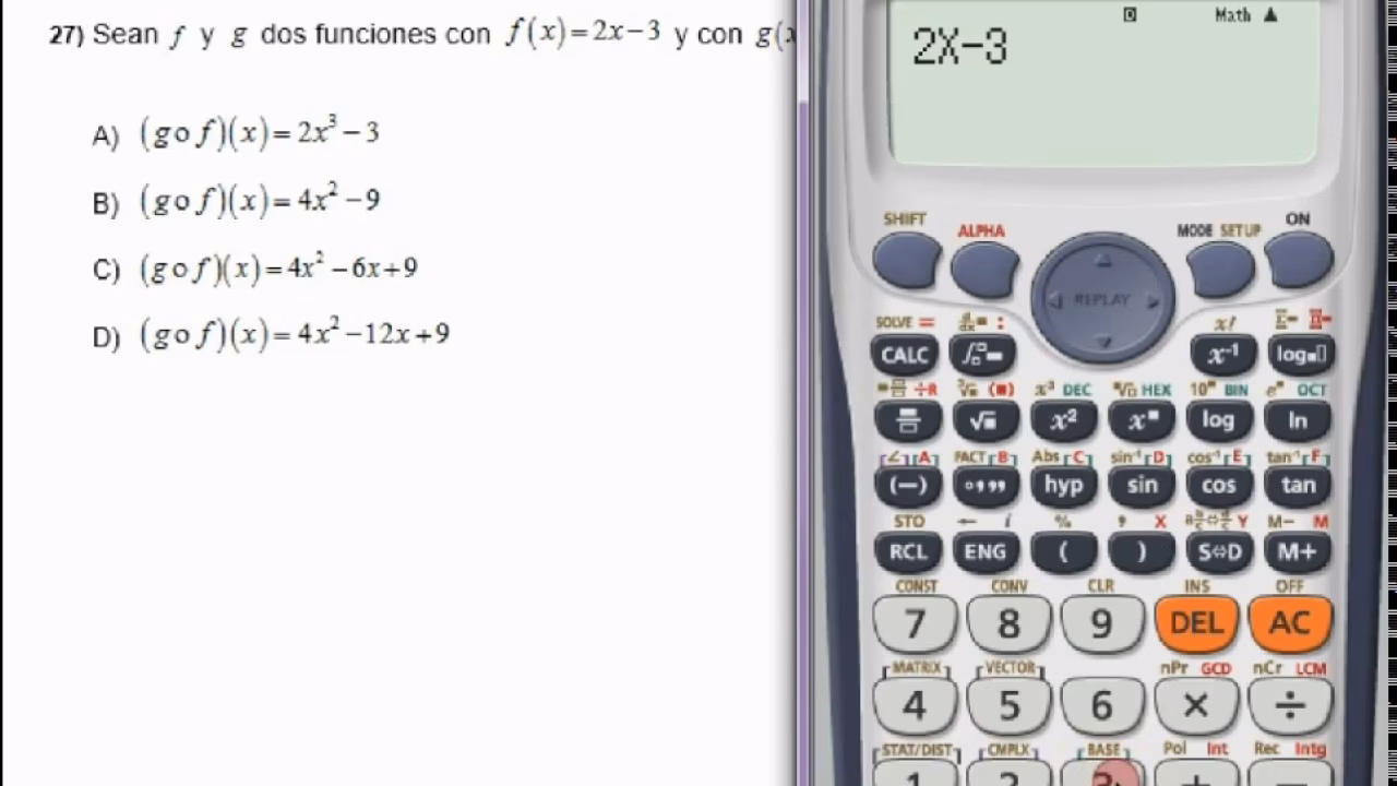 ¿Qué significa comp en una calculadora?