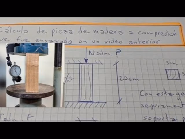 ¿Cómo encontrar la resistencia a la compresión de la madera?