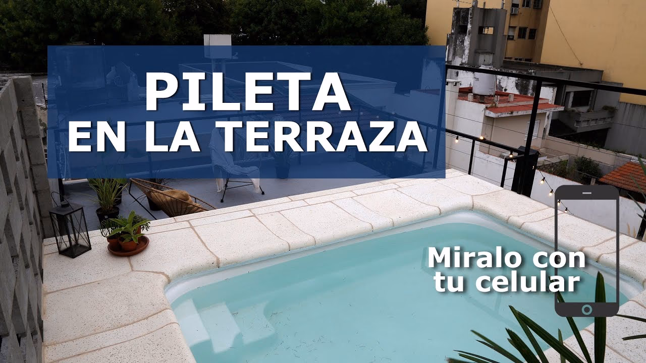 ¿Cuánto se puede llenar una piscina en una terraza?