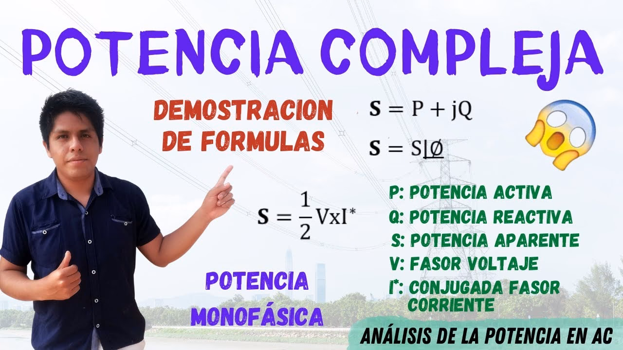 ¿Cuál es la fórmula para el conjugado de la corriente?