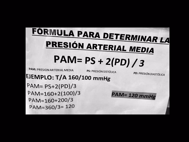 ¿Cómo calcular la presión arterial normal?