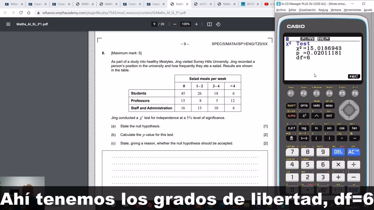 ¿Cómo redactar resultados de chi-cuadrado?