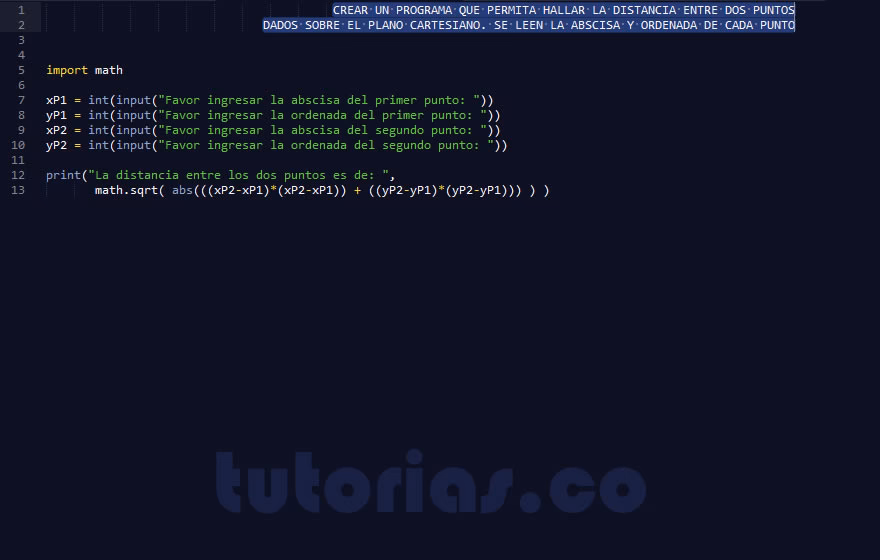 ¿Cómo calcular la longitud en Python?