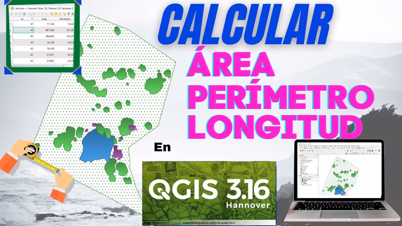 ¿Cómo puedo calcular el area en QGIS?