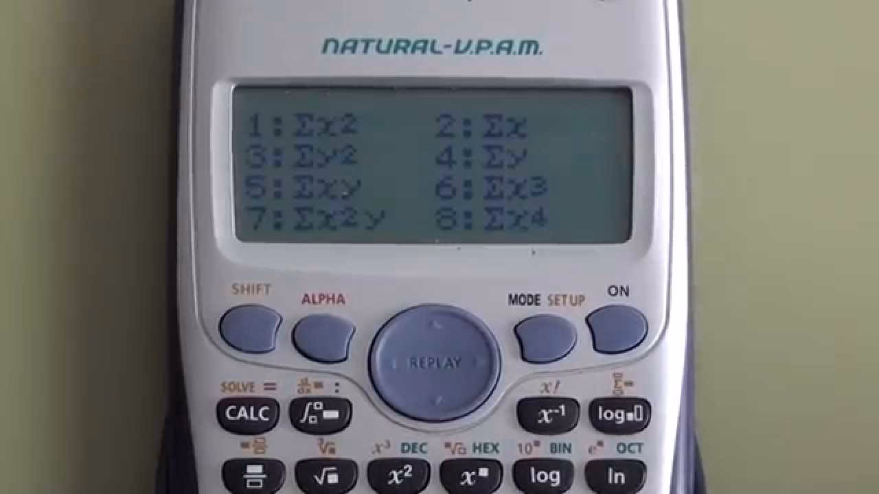 ¿Qué es la notación sigmax en una calculadora?