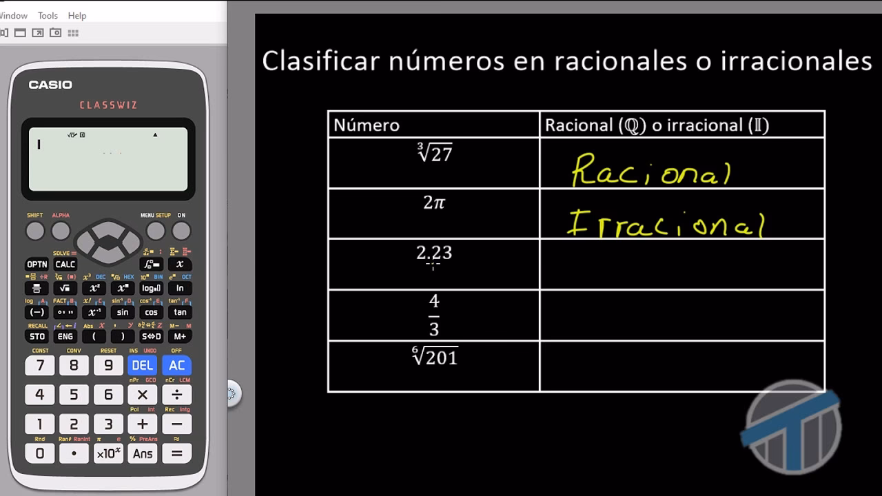 ¿Cómo saber si una función es racional o irracional?