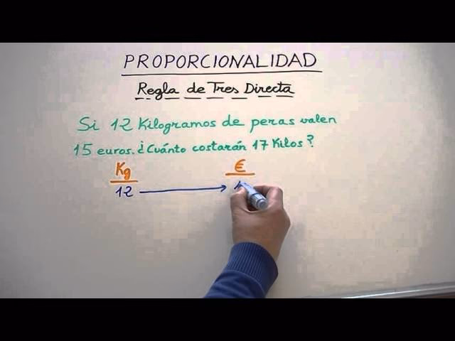¿Qué es la regla de 3 y un ejemplo?