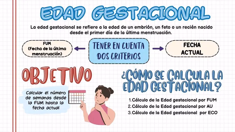 ¿Cómo se establece la edad gestacional?