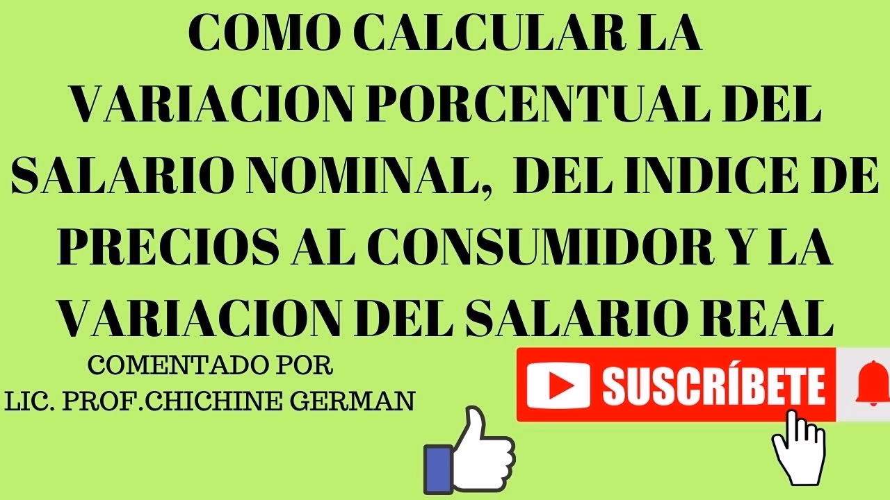¿Cómo se calcula el factor de salario real?