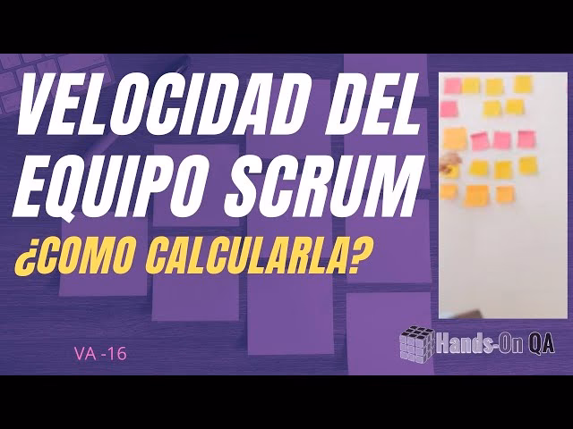 ¿Cómo se calcula la velocidad de un sprint en el Scrum?