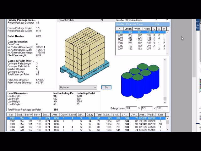 ¿Cómo calcular cuántos pallets entran en un contenedor?