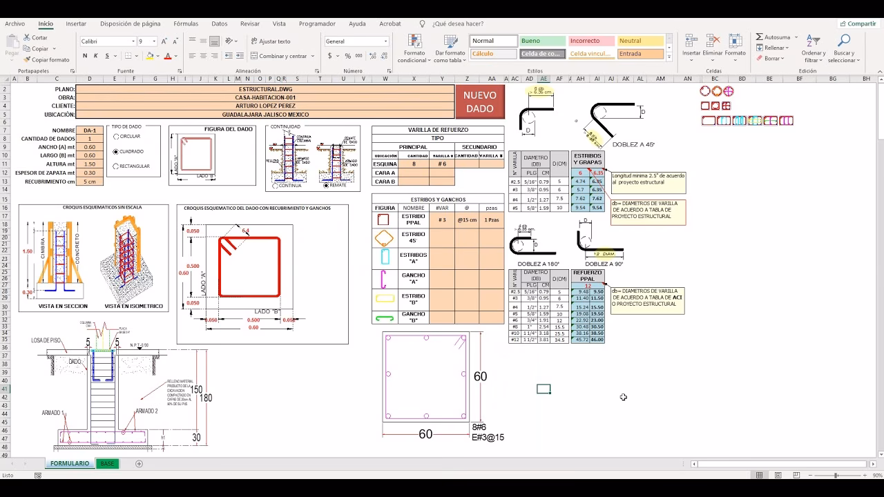 ¿Cómo sacar metros cúbicos en AutoCAD?