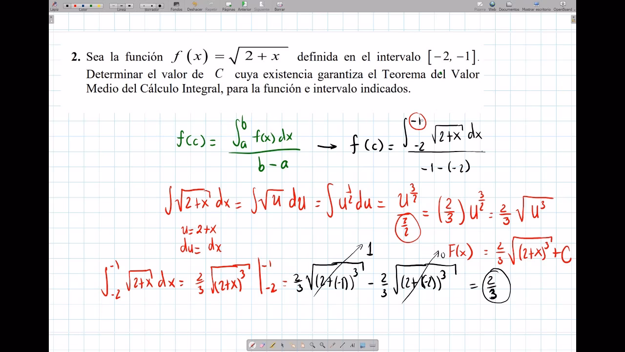 ¿Cómo calcular el teorema del valor medio?