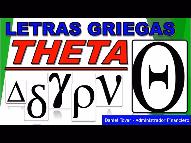 ¿Qué unidad es theta en opciones?