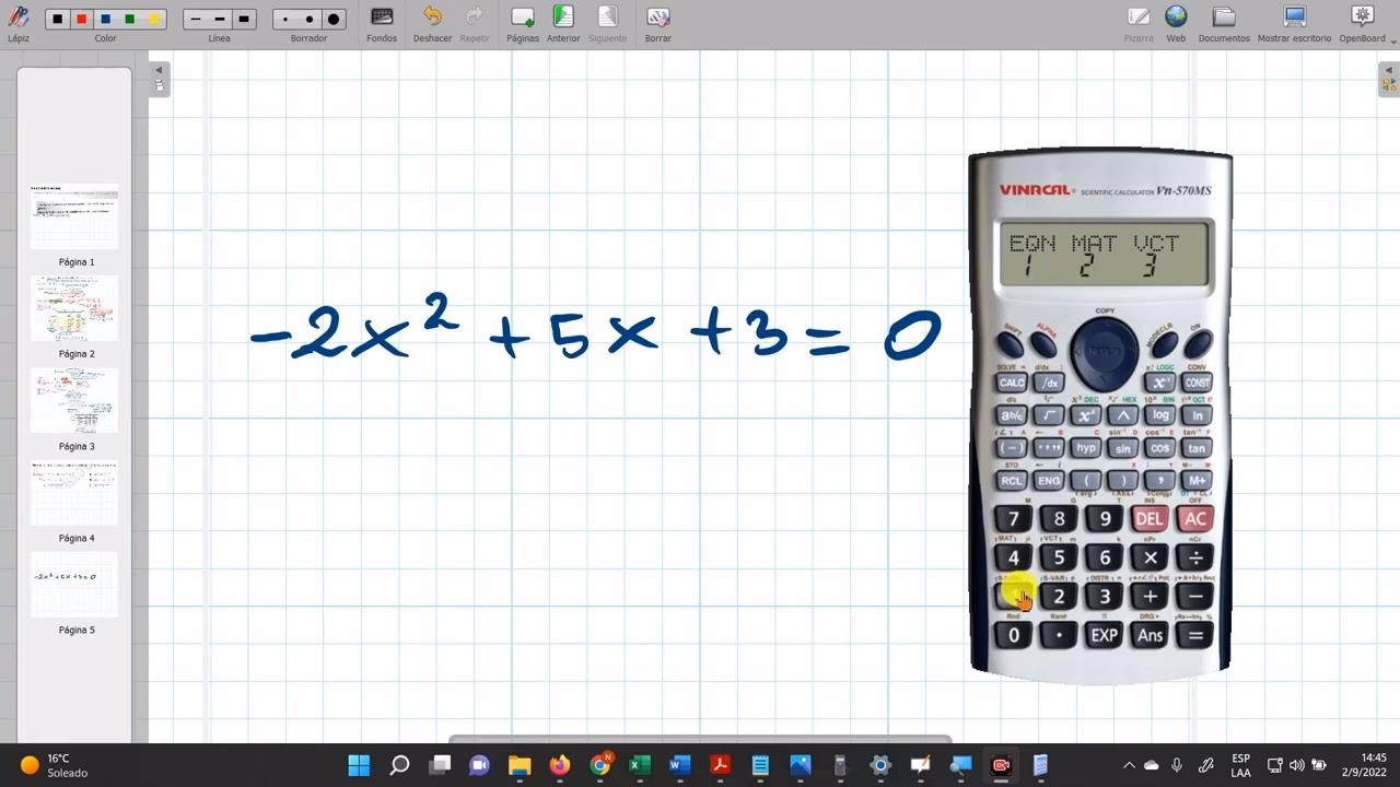 ¿Necesitas una calculadora para una fórmula cuadrática?