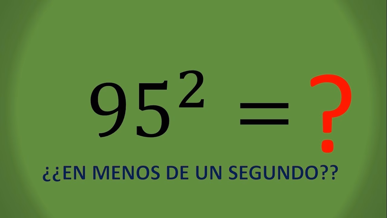 ¿Cómo saber cuál es el cuadrado de un número?