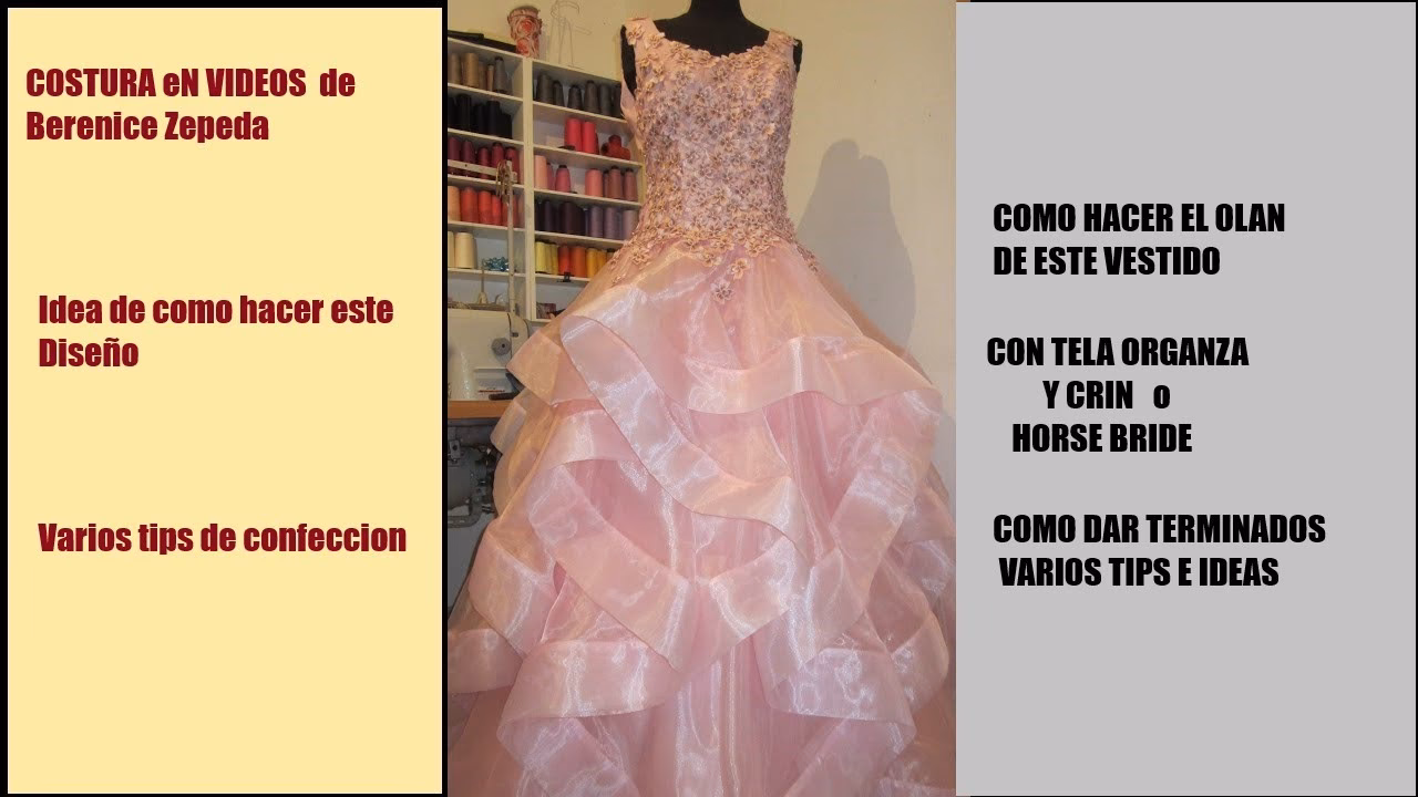 ¿Cuántos metros de tul necesito para hacer un vestido de 15?