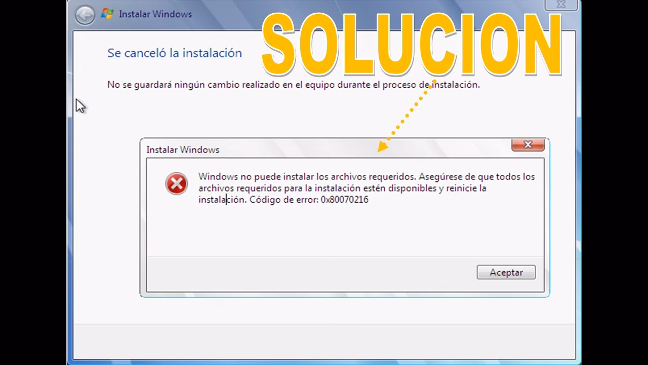 ¿Qué hacer si no me deja instalar Windows?